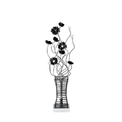 Majella Aluminium Crystal Table Lamps Diyas Home Armed Table Lamps